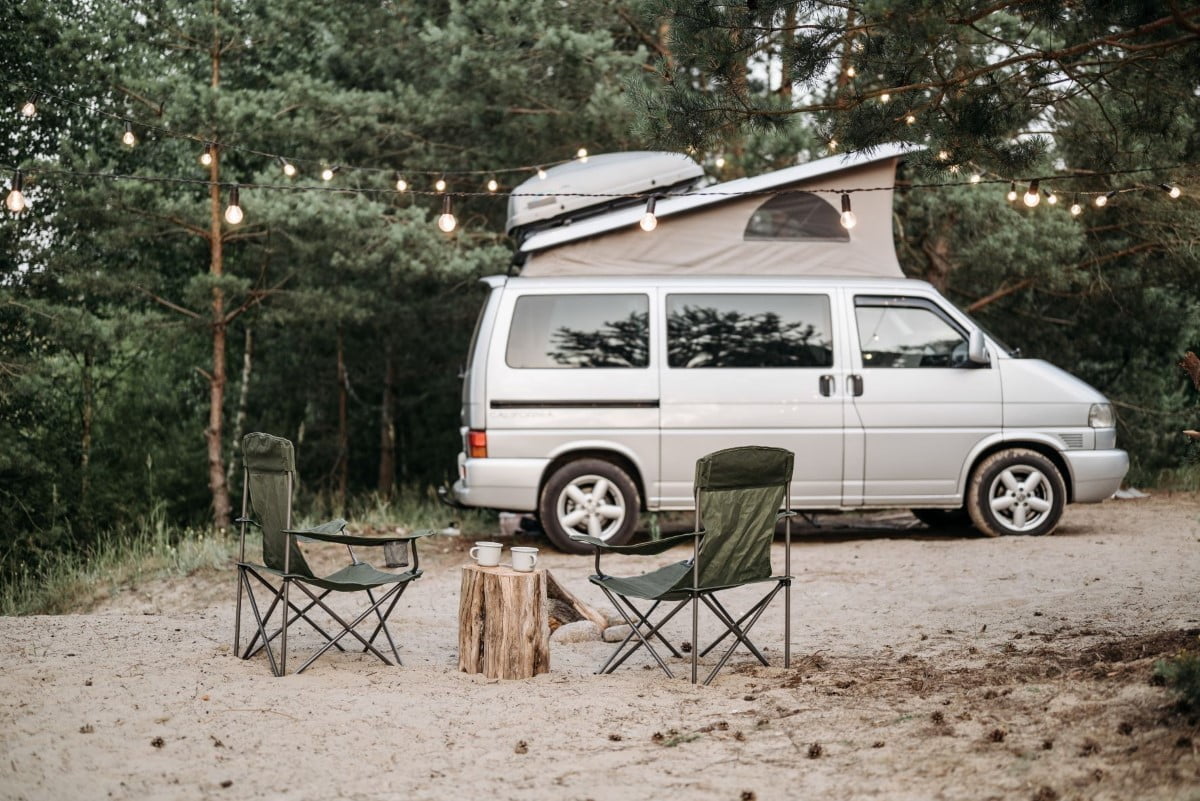 Kampeerspullen voor een camper.