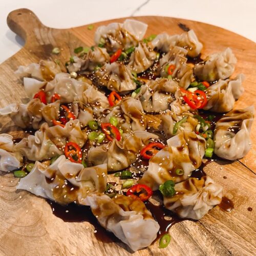 Vegan gyoza recept.