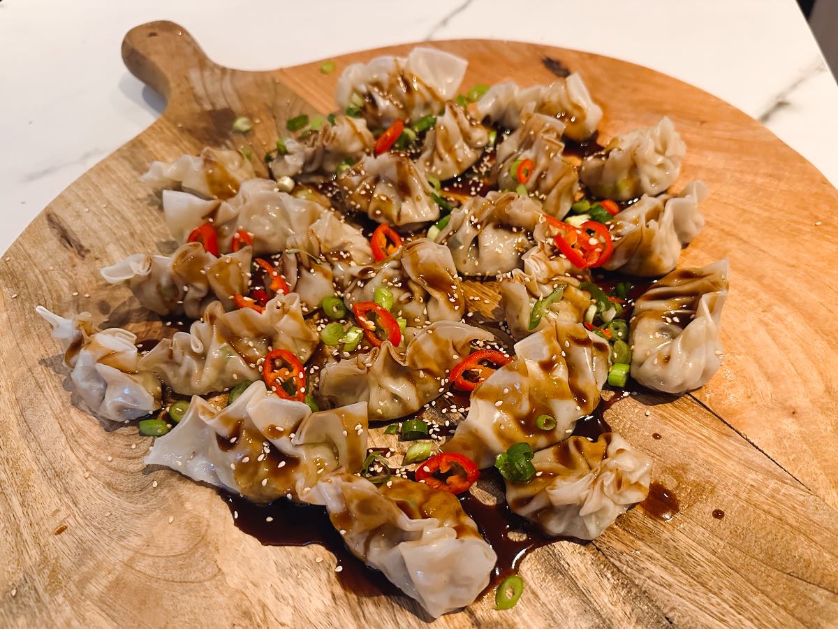 Vegan gyoza recept.