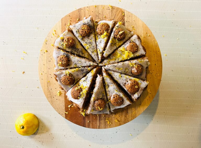 Citroen maanzaadcake.
