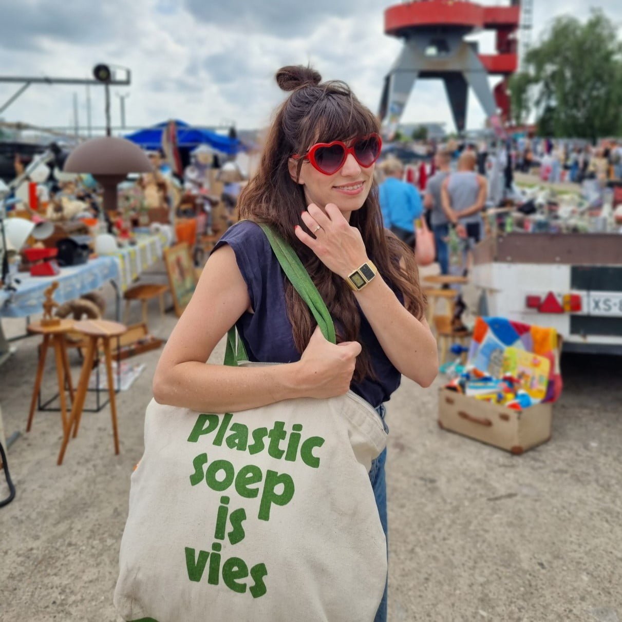 Kortingscode NoMorePlastic tas.
