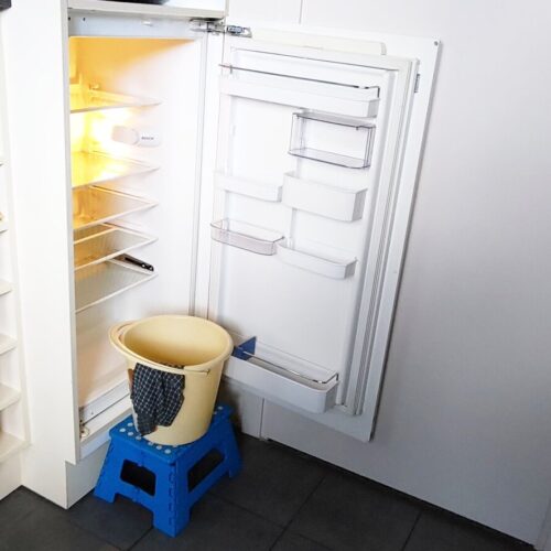 Environmentally friendly fridge cleaning.