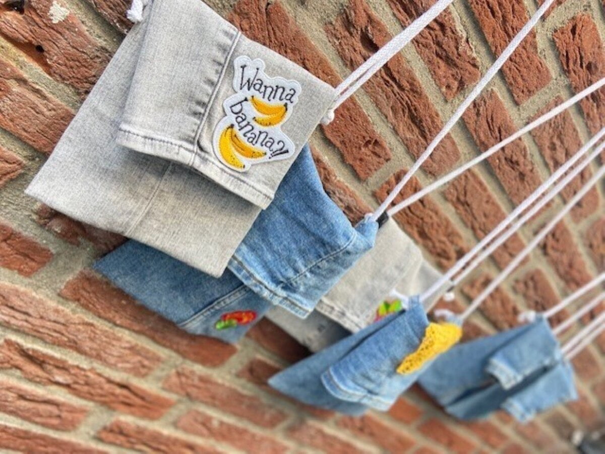 Oude spijkerbroek? Maak er een kek tasje van!