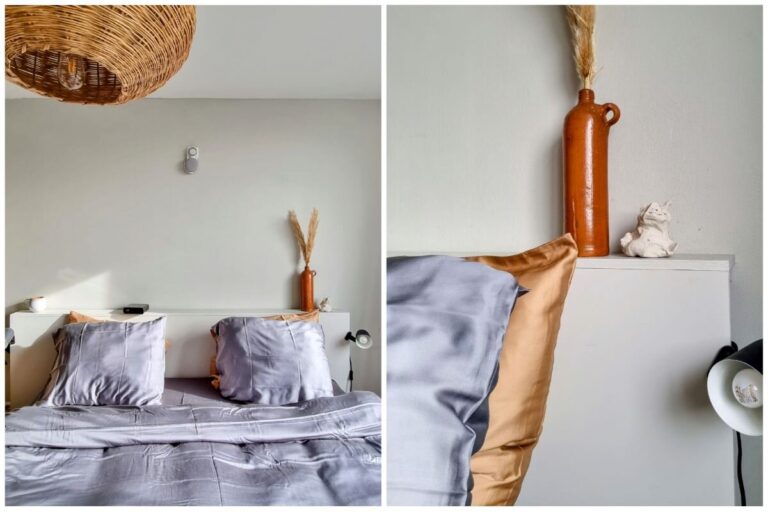 Koala Hug, beddengoed van Tencel in slaapkamer.