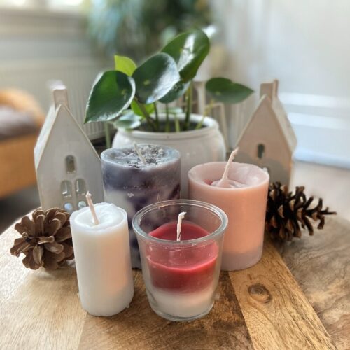 Zero waste DIY: van kaarsenresten nieuwe kaarsen maken.