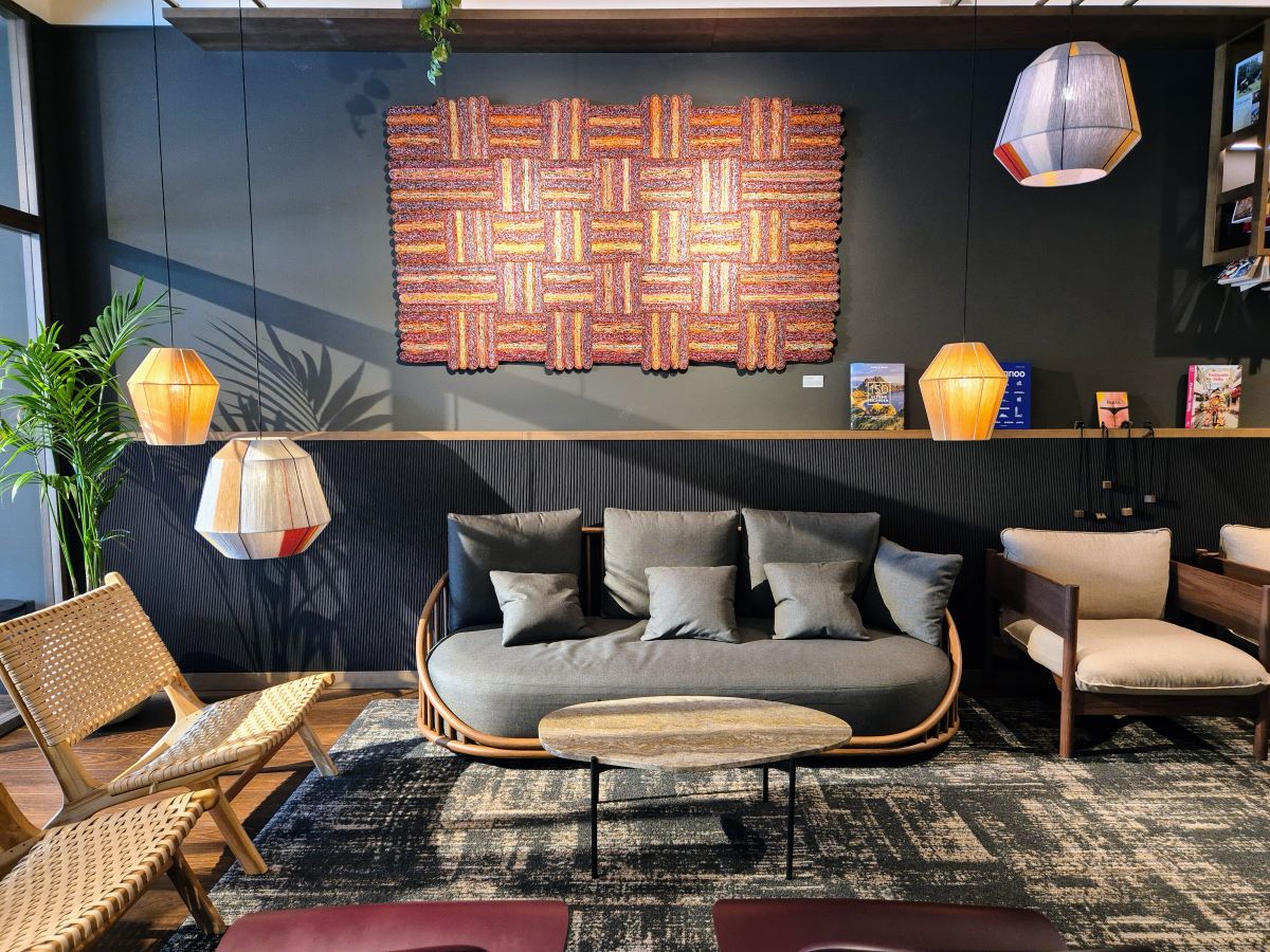 The Usual hotel in Rotterdam, lobby.