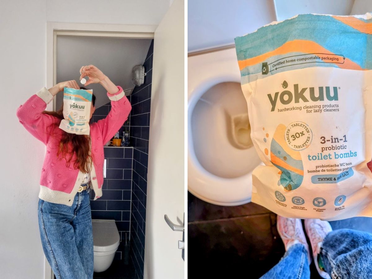WC-bommen van Yokuu, schoonmaken met goede bacteriën.