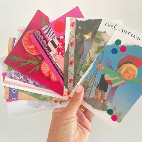 DIY: Basteln Sie Ihre eigenen Karten aus Altpapier.