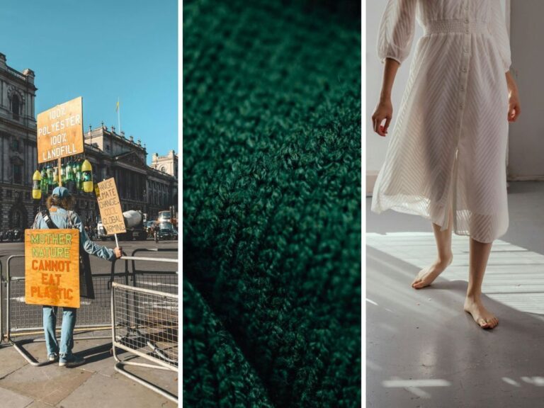 Microplastics door synthetische kleding.