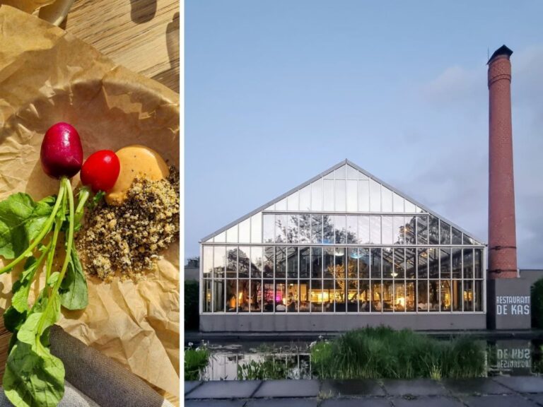 Duurzaam restaurant De Kas in Amsterdam met Michelinster.