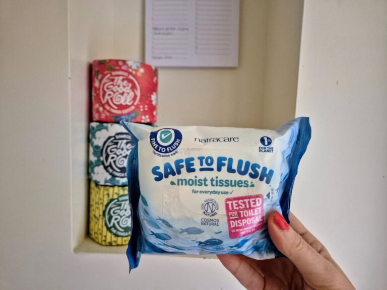 Milieuvriendelijk vochtig wc-papier zonder plastic.
