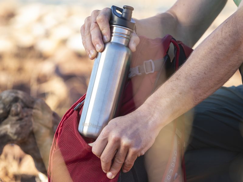 RVS drinkfles Klean Kanteen.