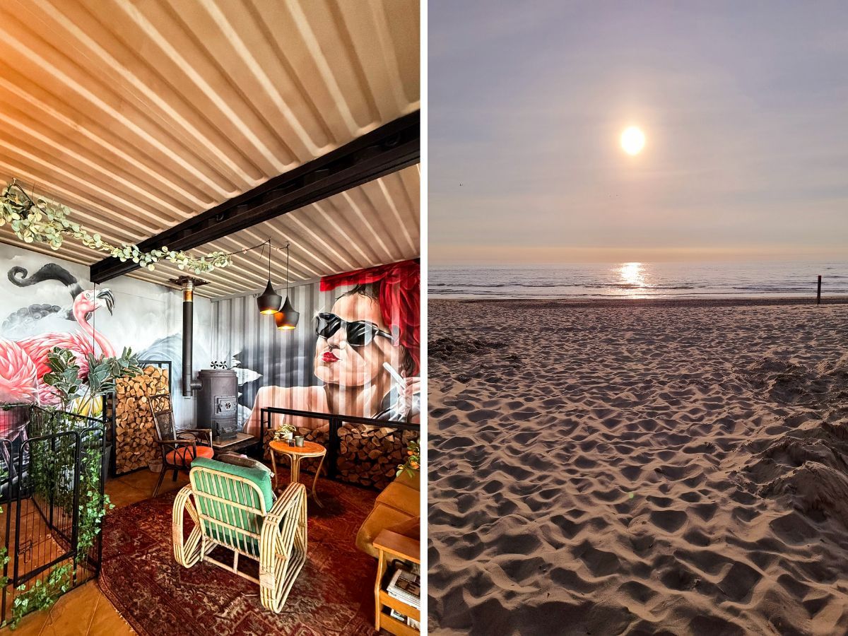 Duurzame strandtenten op Texel tips.