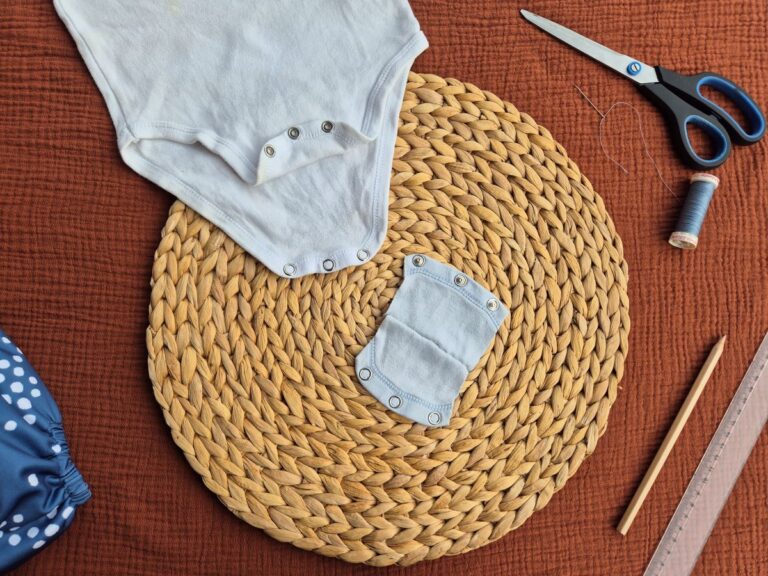 DIY romper extender: handy hack so rompers fit much longer