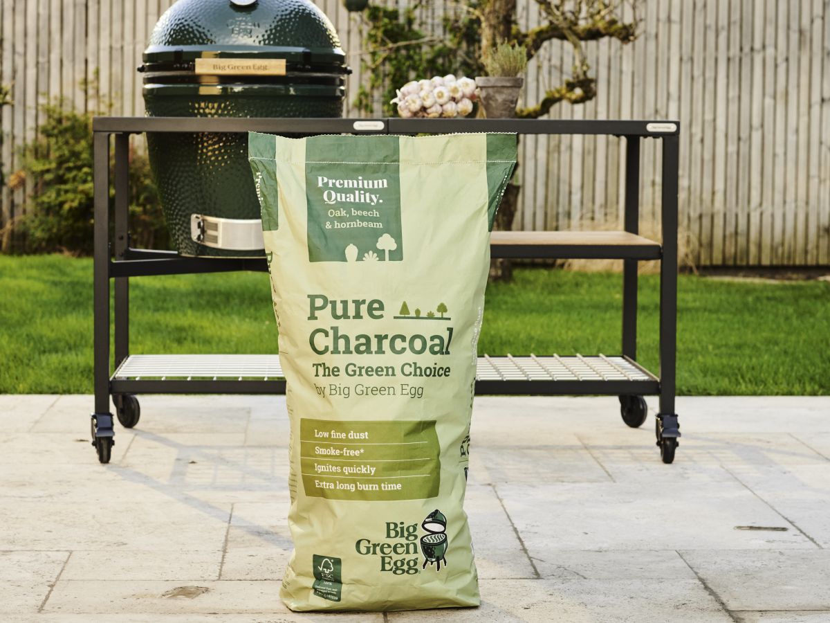 Pure Charcoal Big Green Egg.