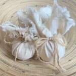 DIY kerstballen maken met restjes stof.