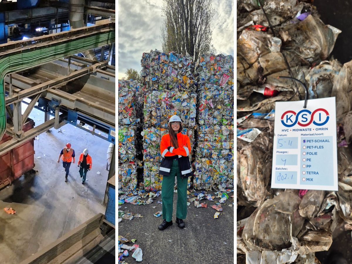 PMD-afval recycling bij KSI in Heerenveen.