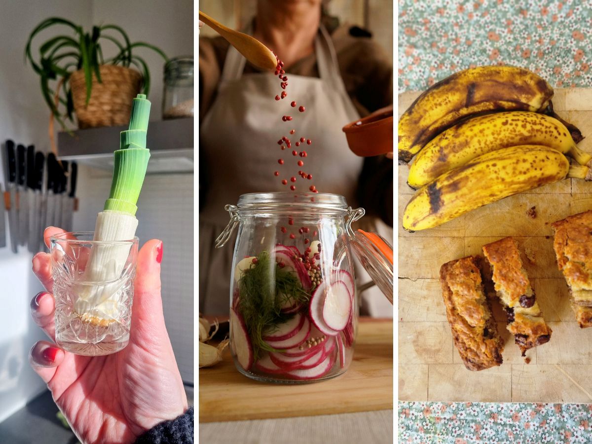 Minder groente en fruit verspillen.