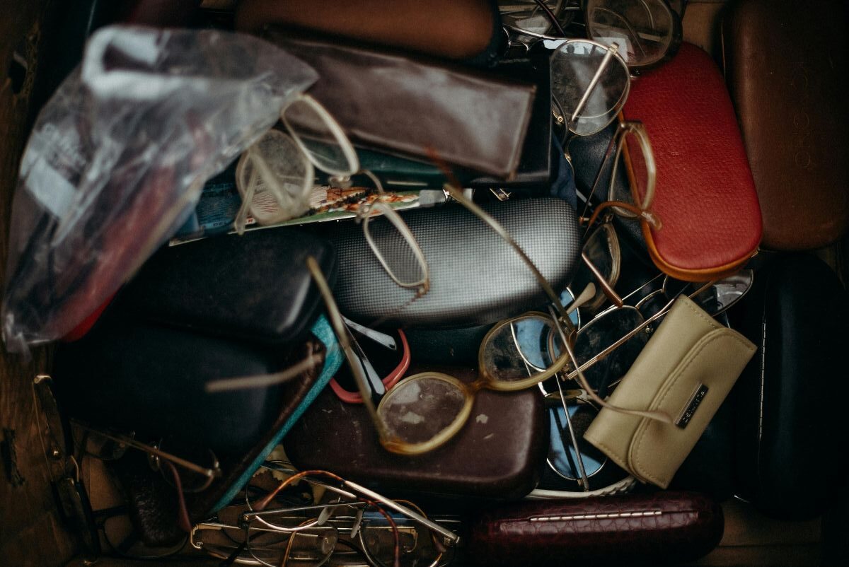Turn in or donate old glasses.