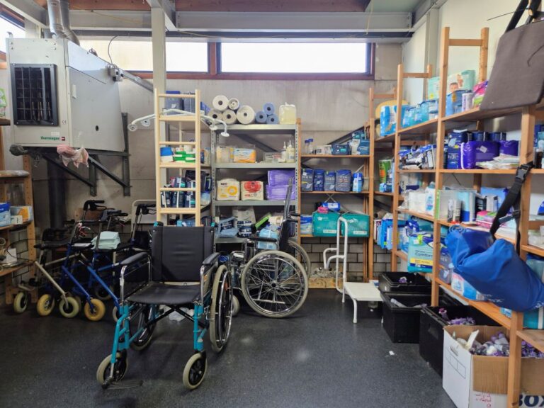 Zorgkringloop tweedehands zorgspullen en medische hulpmiddelen.