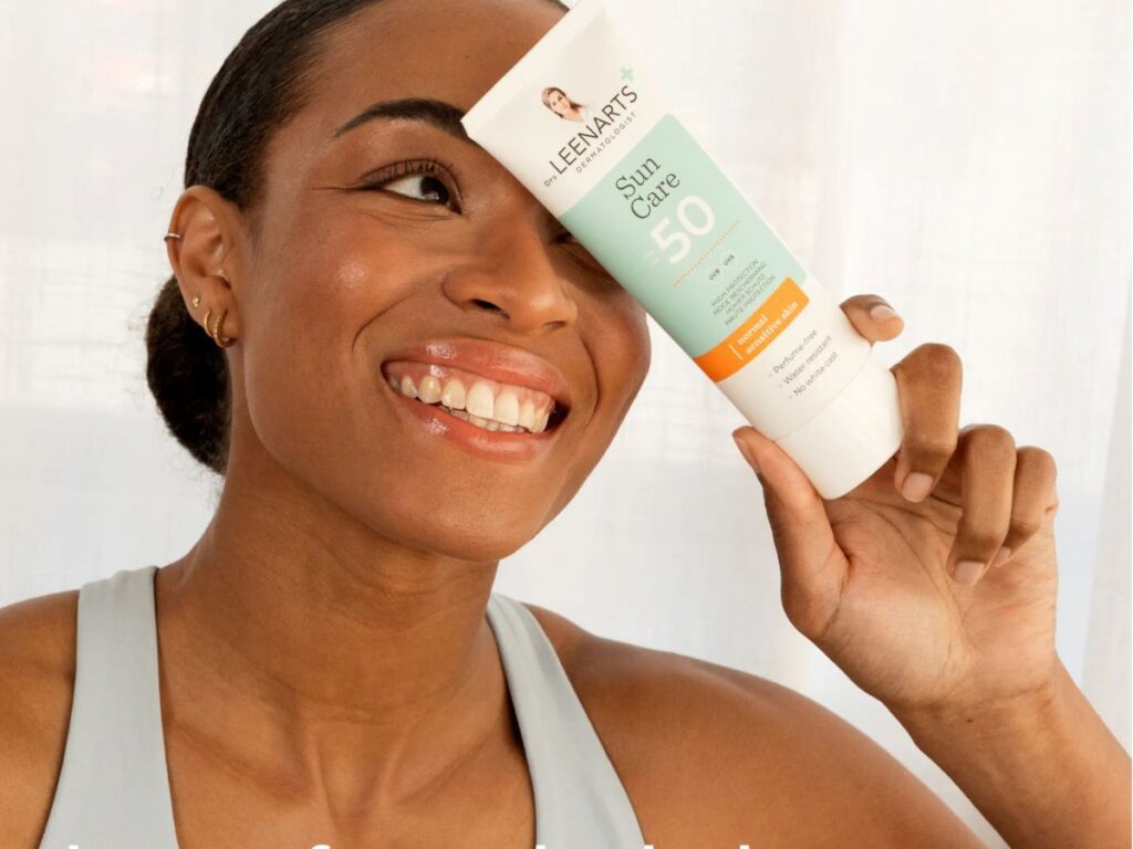 Duurzame zonnebrand van Drs. Leenarts.