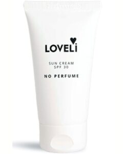 Sustainable sunscreen winter sports: Loveli.