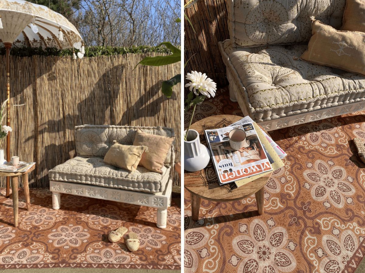 Duurzaam buitenkleed.