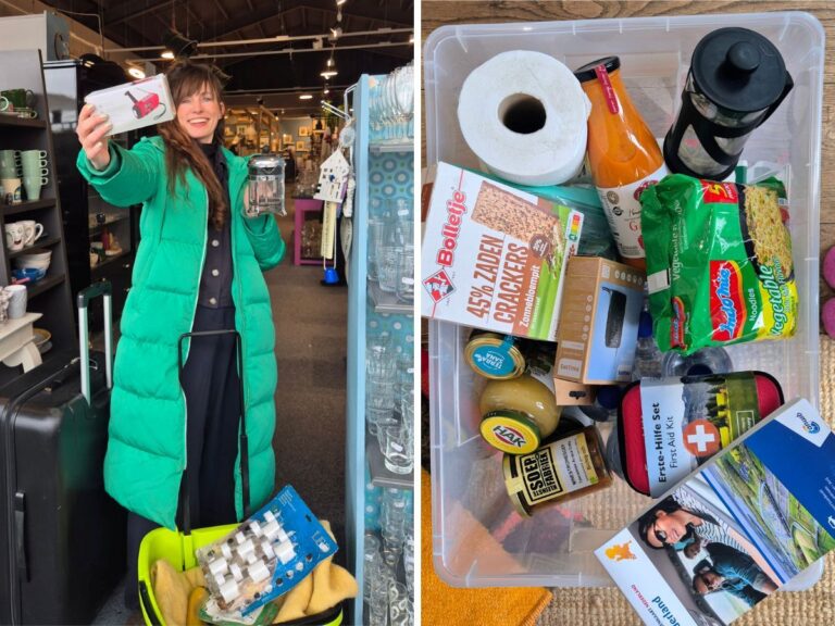 Noodpakketspullen uit de kringloop.