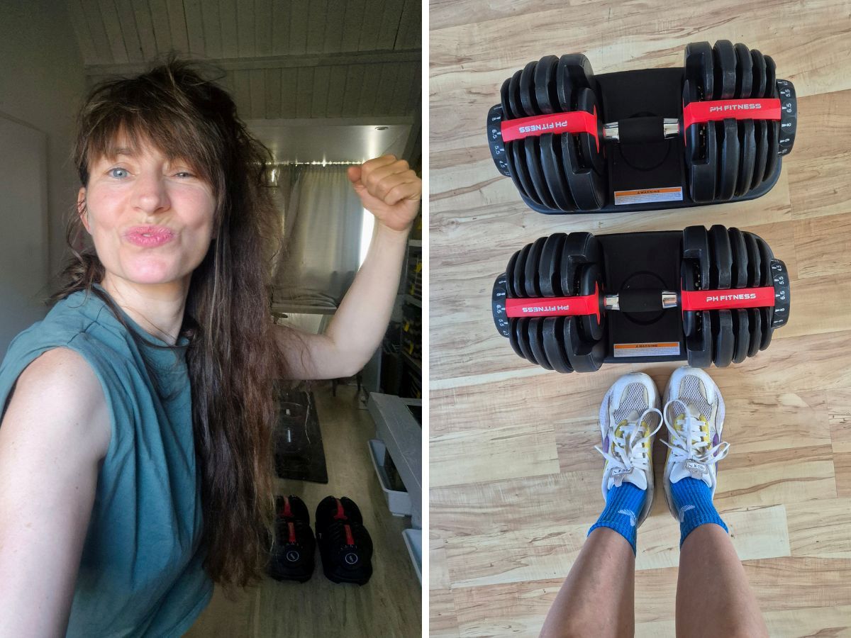 Krachttraining routine.