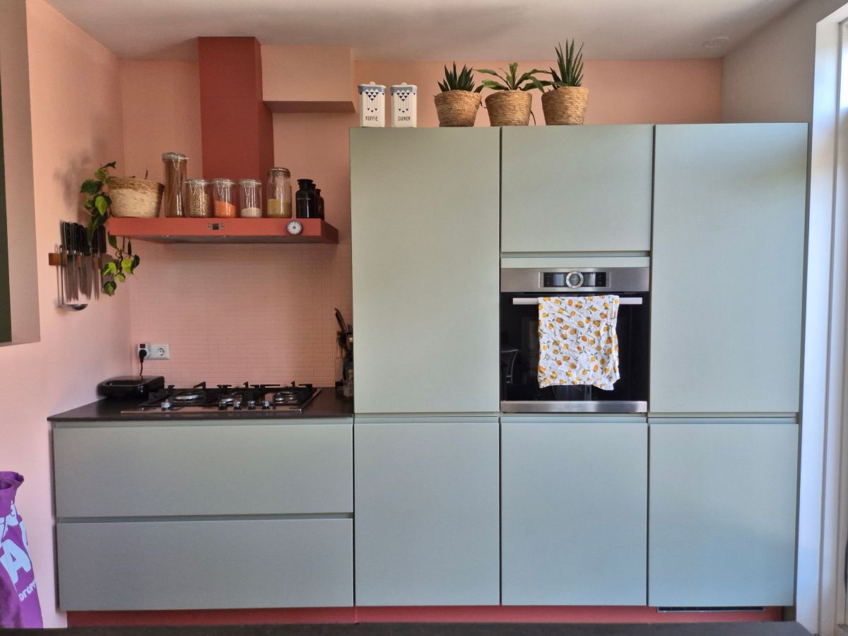 Keuken wrappen voorbeeld.